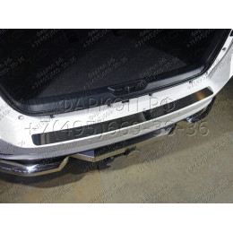TCU00097 ТСС Фаркоп на Toyota Fortuner 2017- с накладкой с надписью Fortuner. Подрезка ушка крепления бампера. Тип шара: E (шаровый узел под американский квадр