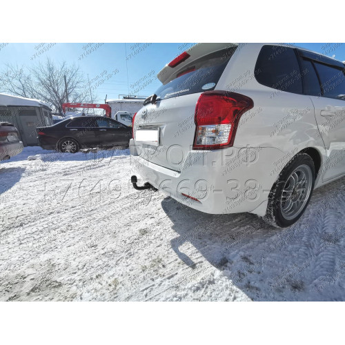H.T50.A HALTY Фаркоп на Toyota Fielder 2WD/4WD 2012-2017, 2017- (без подрезки бампера), Toyota Corolla Axio E160 2012-, в т.ч. Hybrid (требуется подрезка бампера). Тип шара: A. Нагрузки: 550/50 кг, масса фаркопа 13, 3 кг