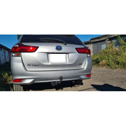 H.T50.A HALTY Фаркоп на Toyota Fielder 2WD/4WD 2012-2017, 2017- (без подрезки бампера), Toyota Corolla Axio E160 2012-, в т.ч. Hybrid (требуется подрезка бампера). Тип шара: A. Нагрузки: 550/50 кг, масса фаркопа 13, 3 кг
