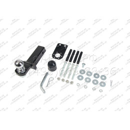 H.T69.E HALTY Фаркоп на Toyota Probox / Suceed 2WD/4WD 2014- без подрезки бампера. Тип шара: E. Нагрузки: 550/75 кг, масса фаркопа 19,5 кг