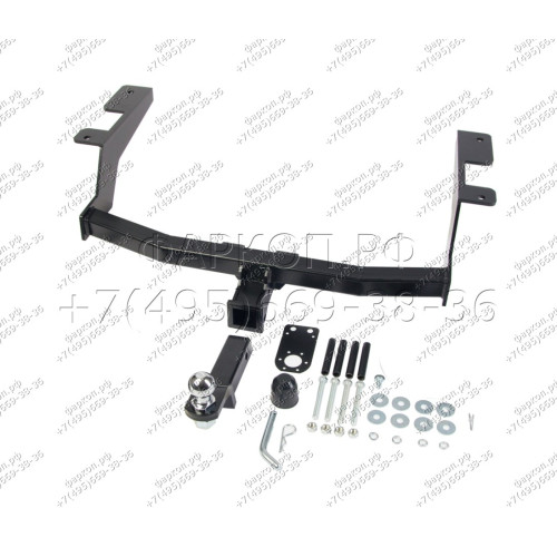 H.T69.E HALTY Фаркоп на Toyota Probox / Suceed 2WD/4WD 2014- без подрезки бампера. Тип шара: E. Нагрузки: 550/75 кг, масса фаркопа 19,5 кг
