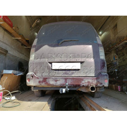 H.T75.A HALTY Фаркоп на Toyota Voxy 4WD 2001-2007, Toyota Noah 4WD 2001-2007 без подрезки бампера. Тип шара: A. Нагрузки: 750/75 кг, масса фаркопа 15,8 кг