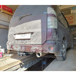 H.T75.A HALTY Фаркоп на Toyota Voxy 4WD 2001-2007, Toyota Noah 4WD 2001-2007 без подрезки бампера. Тип шара: A. Нагрузки: 750/75 кг, масса фаркопа 15,8 кг
