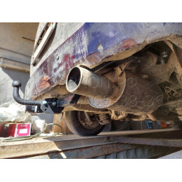 H.T75.A HALTY Фаркоп на Toyota Voxy 4WD 2001-2007, Toyota Noah 4WD 2001-2007 без подрезки бампера. Тип шара: A. Нагрузки: 750/75 кг, масса фаркопа 15,8 кг