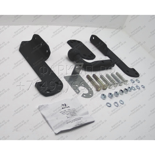 UAZ-07 AVTOS Фаркоп на УАЗ 2206, 3741, 3909, 3962, 39625, 3963 Буханка 1985- без снятия и подрезки бампера. Тип шара: A. Нагрузки: 800/50 кг, масса фаркопа 6,5 кг (электрика в комплекте) (без электрики в комплекте)