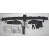UPK-08-991124.00 PT GROUP Фаркоп с нержавеющей накладкой на УАЗ пикап 2008-, УАЗ Профи 2017- без подрезки бампера. Тип шара: E (легкосъемный шар под квадрат). Нагрузки: 1600/100 кг, масса фаркопа 19,6 кг (без электрики в комплекте)