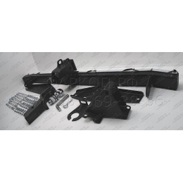 UPK-08-991124.00 PT GROUP Фаркоп с нержавеющей накладкой на УАЗ пикап 2008-, УАЗ Профи 2017- без подрезки бампера. Тип шара: E (легкосъемный шар под квадрат). 
