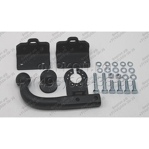 V-020 STEINHOF Фаркоп на Volkswagen Amarok 2010-2022 без снятия и подрезки бампера. Тип шара: A. Нагрузки: 2800/100 кг, масса фаркопа 6 кг (без электрики в комплекте)