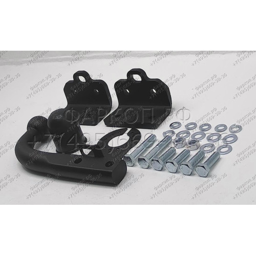 V-020 STEINHOF Фаркоп на Volkswagen Amarok 2010-2022 без снятия и подрезки бампера. Тип шара: A. Нагрузки: 2800/100 кг, масса фаркопа 6 кг (без электрики в комплекте)