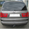 V-117 STEINHOF Фаркоп на Ford Galaxy 05/2000-2006, Seat Alhambra 05/2000-09/2010, Volkswagen Sharan 05/2000-08/2010. Требуется подрезка бампера. Тип шара: A. Нагрузки: 2100/85 кг, масса фаркопа 16 кг (без электрики в комплекте)