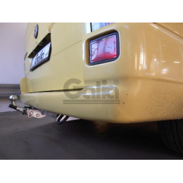 V027A GALIA Полностью оцинкованный фаркоп на Volkswagen T4: Transporter/Caravelle/Multivan 1990-2003, включая 4WD. Тип шара: A. Установка без снятия и выреза бампера. Нагруз