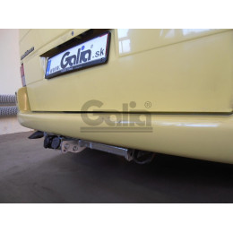 V027A GALIA Полностью оцинкованный фаркоп на Volkswagen T4: Transporter/Caravelle/Multivan 1990-2003, включая 4WD. Тип шара: A. Установка без снятия и выреза бампера. Нагруз
