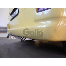 V027A GALIA Полностью оцинкованный фаркоп на Volkswagen T4: Transporter/Caravelle/Multivan 1990-2003, включая 4WD. Тип шара: A. Установка без снятия и выреза бампера. Нагруз