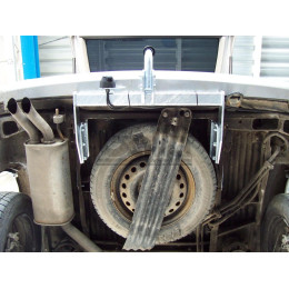 V027A GALIA Полностью оцинкованный фаркоп на Volkswagen T4: Transporter/Caravelle/Multivan 1990-2003, включая 4WD. Тип шара: A. Установка без снятия и выреза бампера. Нагруз