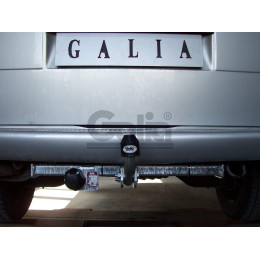 V027A GALIA Полностью оцинкованный фаркоп на Volkswagen T4: Transporter/Caravelle/Multivan 1990-2003, включая 4WD. Тип шара: A. Установка без снятия и выреза бампера. Нагруз