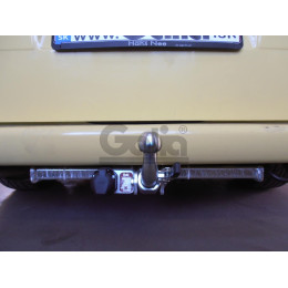 V027A GALIA Полностью оцинкованный фаркоп на Volkswagen T4: Transporter/Caravelle/Multivan 1990-2003, включая 4WD. Тип шара: A. Установка без снятия и выреза бампера. Нагруз