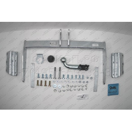 V027A GALIA Полностью оцинкованный фаркоп на Volkswagen T4: Transporter/Caravelle/Multivan 1990-2003, включая 4WD. Тип шара: A. Установка без снятия и выреза бампера. Нагруз