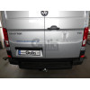V085C GALIA Полностью оцинкованный фаркоп на Volkswagen Crafter II фургон со ступенькой, одинарные колеса сзади 2017-, MAN TGE фургон со ступенькой 2016-. Без выреза бампера. Тип шара: C (горизонтальный съемный). Нагрузки: 3500/150 кг, масса фаркопа 28,37