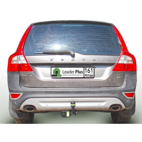 V202-A Лидер-плюс ТСУ для Volvo XC70 2007-2014. Необходим вырез в пыльнике бампера. Нагрузки: 1200/75 кг, масса фаркопа 16,32 кг (без электрики в комплекте)