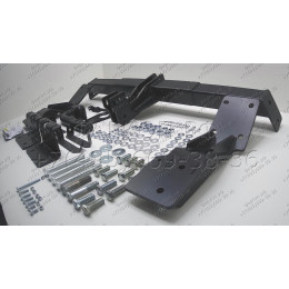 F.2317.001 BERG Фаркоп на Hyundai Santa Fe 2006-2012. Требуется подрезка бампера. Тип шара: A. Нагрузки: 2000/75 кг, масса фаркопа 24,8 кг (без электрики в комплекте)