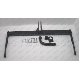 2155-A ORIS Фаркоп на Skoda Kodiaq 2017-2023, Volkswagen Tiguan II 2016-2024, Skoda Karoq 2017-, Seat Ateca 2016- без выреза в бампере. Тип шара: A. Нагрузки: 2530/100 кг, масса фаркопа 18 кг (без