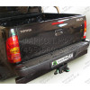 T114-FC Лидер-плюс ТСУ для Toyota Hilux (4WD) (N2) с задней подножкой 2008-2015 без выреза бампера. Нагрузки: 1200/50 кг, масса фаркопа 8,68 кг (без электрики в комплекте)