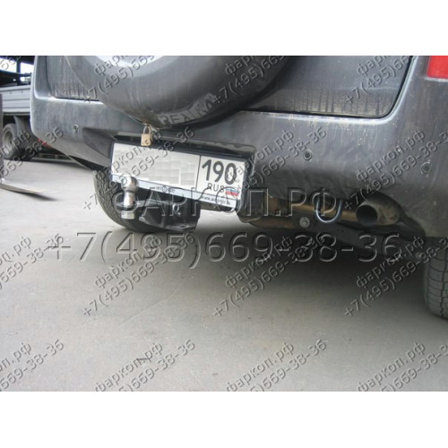 FA 0375-E Бизон Фаркоп на Suzuki Grand Vitara II 5 дверей 2005-2015. Требуется подрезка бампера. Тип шара: E (легкосъемный шар под квадрат). Нагрузки: 2600/120 кг. Не комплектуется электрикой