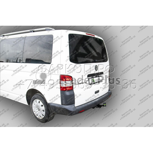 V111-E Лидер-плюс ТСУ для Volkswagen Transporter/Caravelle/Multivan T5 2003-2015, Transporter/Caravelle/Multivan T6 2015-2024 без выреза бампера. Тип шара: E. Нагрузки: 1500/100 кг, масса фаркопа 17,7 кг (без электрики в комплекте)