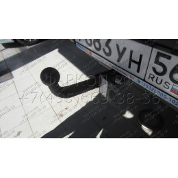 3985-A ORIS Фаркоп на Ford Ecosport 2WD/4WD 2014-2019 без выреза в бампере. Тип шара: A. Нагрузки: 1200/75 кг, масса фаркопа 18,4 кг (без электрики в комплекте)