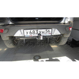 3985-A ORIS Фаркоп на Ford Ecosport 2WD/4WD 2014-2019 без выреза в бампере. Тип шара: A. Нагрузки: 1200/75 кг, масса фаркопа 18,4 кг (без электрики в комплекте)