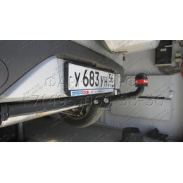 3985-A ORIS Фаркоп на Ford Ecosport 2WD/4WD 2014-2019 без выреза в бампере. Тип шара: A. Нагрузки: 1200/75 кг, масса фаркопа 18,4 кг (без электрики в комплекте)