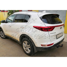 KI 32 AVTOS Фаркоп на Kia Sportage дорестайл 2016-2018 без выреза в бампере. Тип шара: A. Нагрузки: 2000/100 кг, масса фаркопа 17,1 кг (без электрики в комплекте)