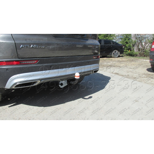 8021 Трейлер Фаркоп для Belgee X70 2024-, Geely Atlas 2018-2021, Geely Atlas Pro 2021-2024 без подрезки бампера. Тип шара: A. Нагрузки: 1300/60 кг, масса фаркопа 16,8 кг (без электрики в комплекте)
