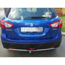 SZ 10 AVTOS Фаркоп на Suzuki SX4 седан 2006-2013 без подрезки бампера. Тип шара: A. Нагрузки: 1200/75 кг, масса фаркопа 19 кг (без электрики в комплекте)