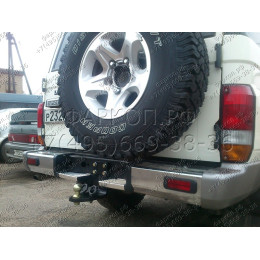 TY 35 AVTOS Фаркоп на Toyota Land Cruiser 76 1989-1998 без снятия и подрезки бампера. Тип шара: E. Нагрузки: 2000/100 кг (без электрики в комплекте)