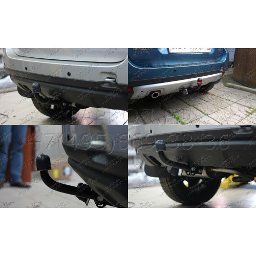 1429-A ORIS Фаркоп на Renault Duster 2012-2015. Необходима подрезка бампера. Тип шара: A. Нагрузки: 1500/75 кг, масса фаркопа 18 кг (без электрики в комплекте)