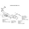 1429-A ORIS Фаркоп на Renault Duster 2012-2015. Необходима подрезка бампера. Тип шара: A. Нагрузки: 1500/75 кг, масса фаркопа 18 кг (без электрики в комплекте)