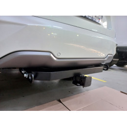 FA 0330-E Бизон Фаркоп на Isuzu MU-X II 2022- без подрезки бампера. Тип шара: E (легкосъемный шар под квадрат). Нагрузки: 2600/160 кг. Не комплектуется электри