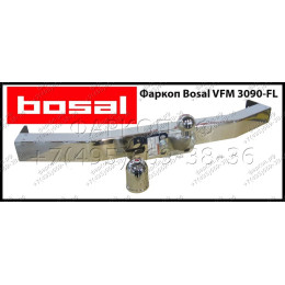 3090-FL ORIS Тюнинговый фаркоп с металлической накладкой на Toyota Land Cruiser Prado J150 2010-2023, Lexus GX460 2010-2014 без выреза в бампере. Тип шара: F. Нагрузки: 2000/120 кг