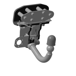 3002-D2 ORIS Фаркоп на Toyota Land Cruiser 200 2007-2021, Lexus LX 2007-2021. Необходима подрезка бампера. Тип шара: D2 (вертикально-съемный с ключом). Нагрузки: 3500/140 кг, ма
