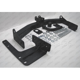 3032-A ORIS Фаркоп на Toyota Land Cruiser 100 VX 1998-2007, Lexus LX470 2003-2007 без выреза в бампере. Тип шара: A. Нагрузки: 1500/100 кг, масса фаркопа 20 кг (без электрики в комп