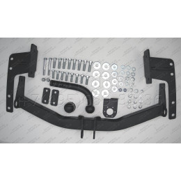3032-A ORIS Фаркоп на Toyota Land Cruiser 100 VX 1998-2007, Lexus LX470 2003-2007 без выреза в бампере. Тип шара: A. Нагрузки: 1500/100 кг, масса фаркопа 20 кг (без электрики в комп