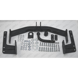 3032-A ORIS Фаркоп на Toyota Land Cruiser 100 VX 1998-2007, Lexus LX470 2003-2007 без выреза в бампере. Тип шара: A. Нагрузки: 1500/100 кг, масса фаркопа 20 кг (без электрики в комп