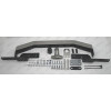 3090-FL ORIS Тюнинговый фаркоп с металлической накладкой на Toyota Land Cruiser Prado J150 2010-2023, Lexus GX460 2010-2014 без выреза в бампере. Тип шара: F. Нагрузки: 2000/120 кг, масса фаркопа 21 кг (без электрики в комплекте)