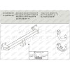 313689600001 WESTFALIA Фаркоп на Mercedes GLB-Class X247 08/2019-. Вертикальное быстросъемное крепление шара (снятие защищено ключом). Невидимый вырез в бампере. Нагрузки: 2000/120 кг, масса фаркопа 25,74 кг