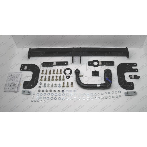 3241.32 SHERIFF Фаркоп на Nissan X-Trail T32 2015-2019, 2019-2022. Требуется подрезка бампера. Съемное вертикальное крепление шара (на ключе). Нагрузки: 1500/50 кг, масса фаркопа 19 кг (без электрики в комплекте)
