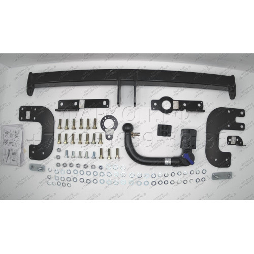 3241.32 SHERIFF Фаркоп на Nissan X-Trail T32 2015-2019, 2019-2022. Требуется подрезка бампера. Съемное вертикальное крепление шара (на ключе). Нагрузки: 1500/50 кг, масса фаркопа 19 кг (без электрики в комплекте)