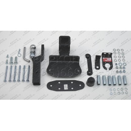 3888.32 SHERIFF Фаркоп на Toyota Land Cruiser 200 2008-2021, Lexus LX570 2008-2021, Lexus LX450d 2015-2021 без подрезки бампера. Тип шара: E. Нагрузки: 2500/75 кг, масса фаркопа 14 кг (без эле
