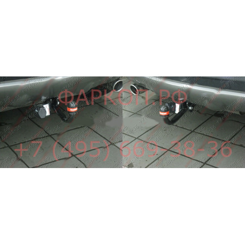 4351-A ORIS Фаркоп на Nissan Murano 2005-2008 без выреза в бампере. Тип шара: A. Нагрузки: 1500/80 кг, масса фаркопа 18 кг (без электрики в комплекте)