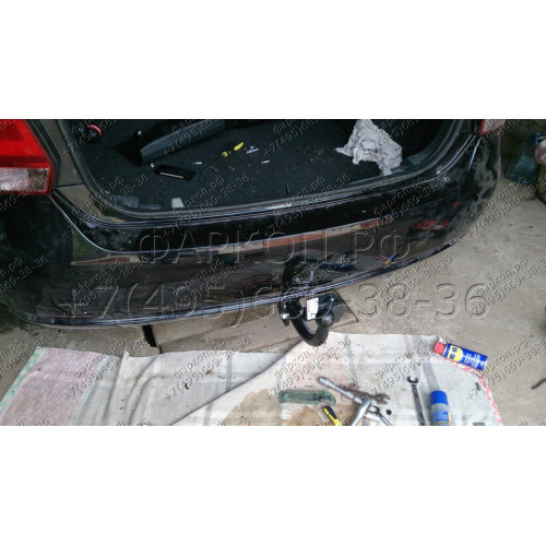 2193-A ORIS Фаркоп на Volkswagen Polo седан 2010-2020, Volkswagen Polo лифтбек 2020-. Необходима подрезка бампера. Тип шара: A. Нагрузки: 1000/75 кг, масса фаркопа 13 кг (без электрики в комплекте)